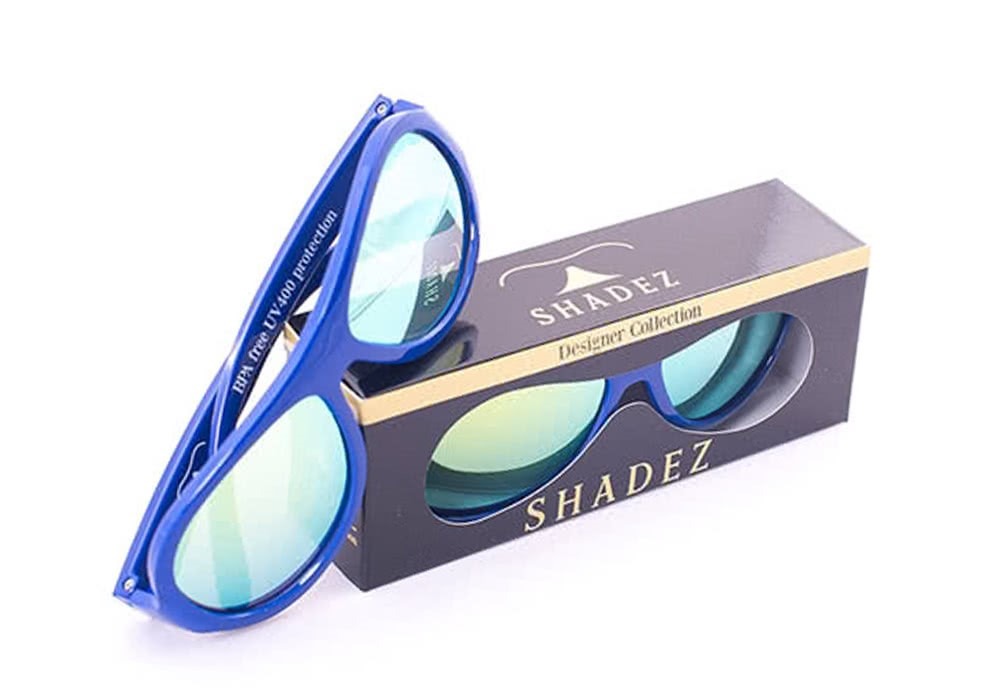 【瑞士SHADEZ】兒童太陽眼鏡〈平光款〉(年齡0-3)-SHZ19藍色恐龍