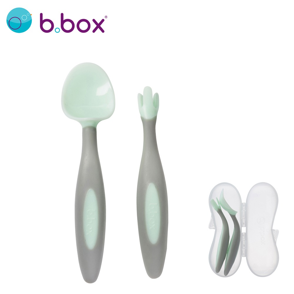 b.box 專利湯匙叉子組-馬卡龍綠