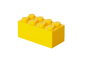 迷你8格收納盒-黃色(848442025522)