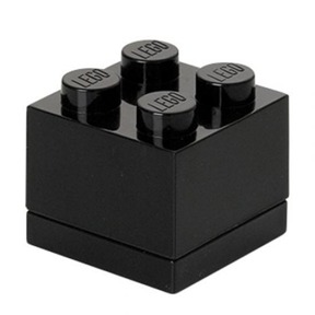 迷你4格收納盒-黑色(848442025614)