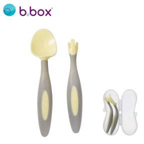 b.box 專利湯匙叉子組-馬卡龍黃