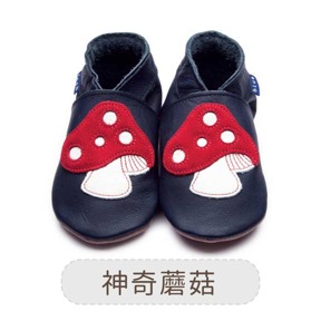 英國inch blue 真皮手工寶寶鞋-神奇蘑菇/ M (6-12m)