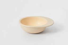 帽型陶瓷乾食碗-夢幻奶油