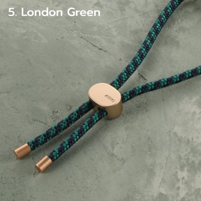 【韓國ARNO】ANY扣環夾片+HANDY手腕掛繩組-倫敦綠London Green