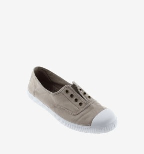 1915經典無需綁帶帆布鞋 象牙灰 106623BEIGE37