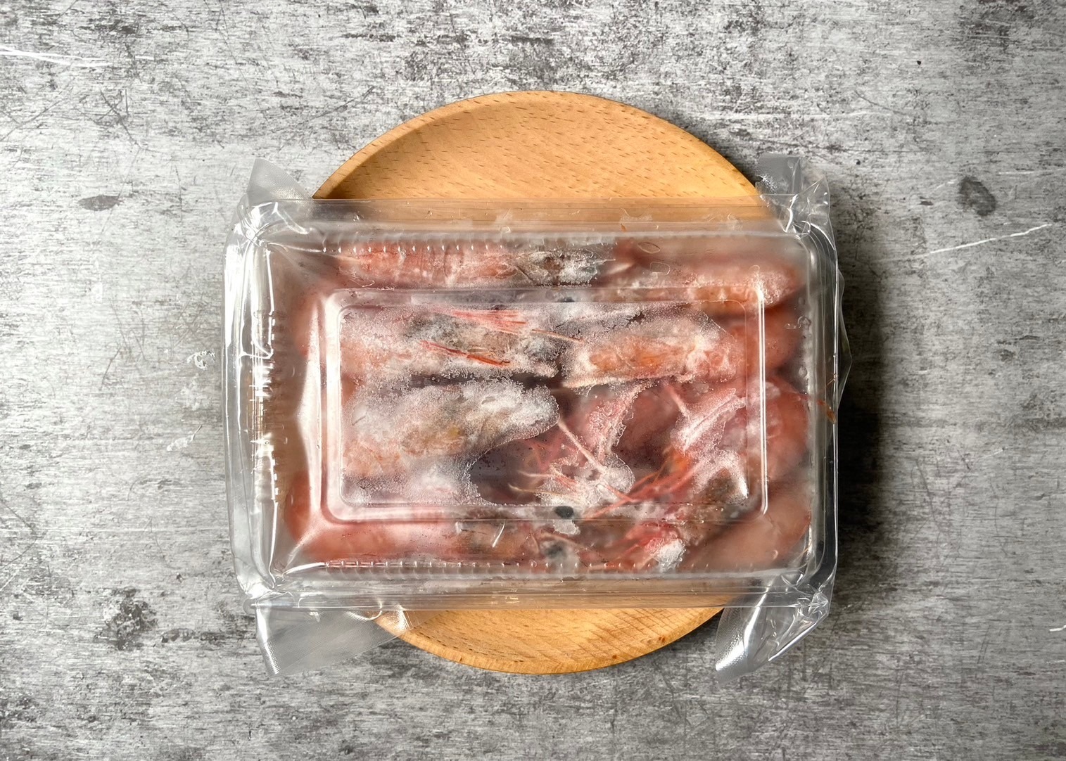 4H02042 基隆-黃膏甜蝦300g可生食